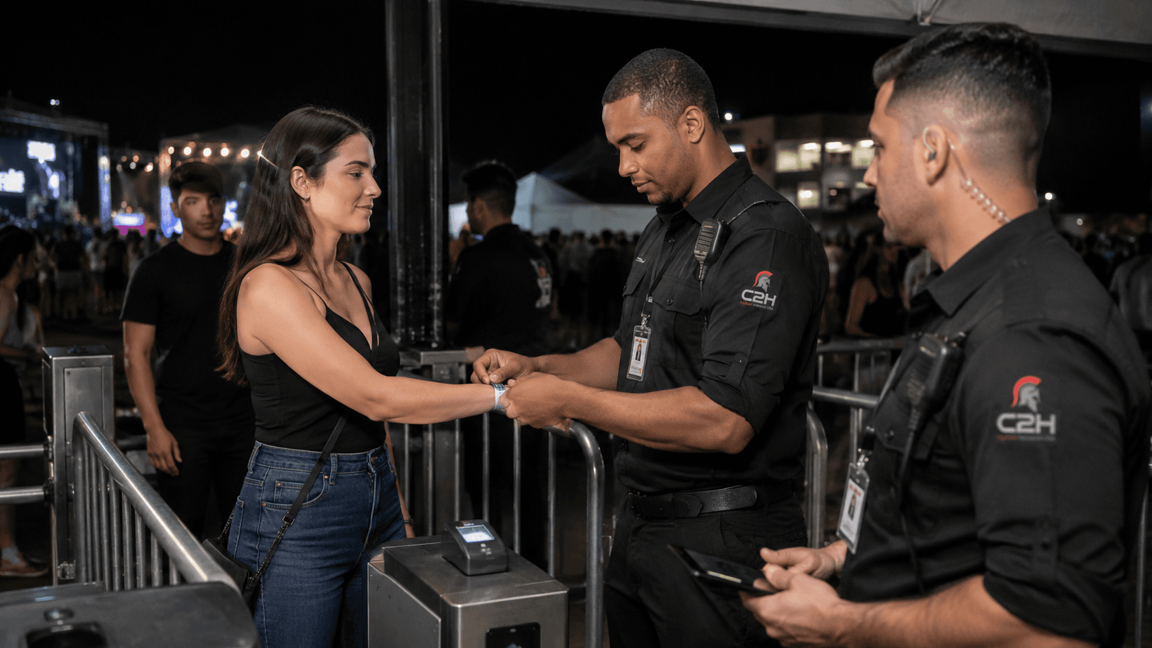 Segurança para Eventos em operação
